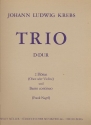 Trio D-Dur  fr 2 Flten (Oboen, Violinen) und Bc