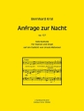 Anfrage zur Nacht op.127 Solokantate fr Sopran und Orgel
