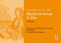 Sonate G-Dur für Hackbrett und Cembalo (Harfe)