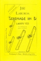 Serenade D-Dur LABWV153 fr 4 Posaunen Partitur und Stimmen