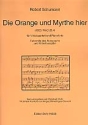 Die Orange und Myrthe hier WoO26,4 für Vokalquartett und Klavier (Noten und Faksimile)