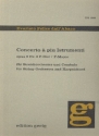 Concerto a piu istrumenti F-Dur op.6,6 fr Streichorchester und Cembalo,   Partitur