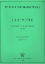 La tempte op.18 Fantasie fr Orchester Klavierauszug