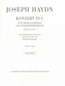 Konzert C-Dur Hob.XVIII:10 fr Orgel und Streicher Violine 2