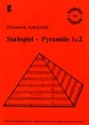 Stabspiel-Pyramide 1 und 2 fr Orff-Instrumente (16 Spieler) 16 Spielpartituren