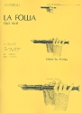 La follia op.5,12 for recorder (flute) and bc
