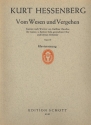 Vom Wesen und Vergehen op. 45 fr gemischten Chor (SATB) mit Soli (SBar) und Orchester Klavierauszug