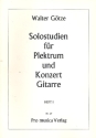 Solostudien Band 1 fr Plektrum- und Konzertgitarre Verlagskopie