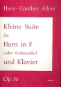 Kleine Suite op.36 für Horn in F (Violoncello) und Klavier