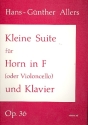 Kleine Suite op.36 fr Horn in F (Violoncello) und Klavier