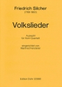 Volkslieder fr 4 hrner Partitur