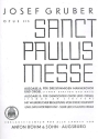 Sankt Paulus Messe op.215 Ausgabe A fr Mnnerchor und Orgel