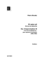 Pli selon pli Nr.4 Improvisation 3 sur Mallarm pour soprano et orchestre partition