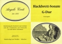 Sonate G-Dur fr Hackbrett und Cembalo (2 Hackbretter und Violoncello) Stimmen