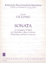 Sonate D-Dur für Mandoline und Bc