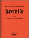 Quartett F-Dur Nr.36 fr Oboe, 2 Violen, Violoncello Partitur und Stimmen