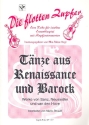 Tnze aus Renaissance und Barock fr Zupforchester Partitur und Stimmen