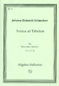 Sonata ad tabulam for 5 recorders quintet (SSATB) score and parts