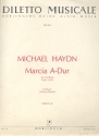 Marcia A-Dur fr Posthorn und Kammerorchester Partitur