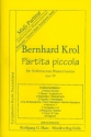 Partita piccola op.157 fr sinfonisches Blasorchester Studienpartitur