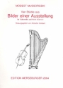 4 Stcke aus Bilder einer Ausstellung  fr Violoncello und Harfe (Klavier)
