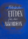 Melodische Etden Band 2 fr Akkordeon 24-48 Bsse