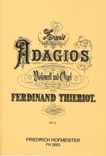 2 Adagios op.41 fr Violoncello und Orgel