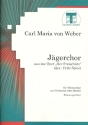 Jgerchor aus Der Freischtz fr Mnnerchor und Klavier (Orchester) Klavierpartitur