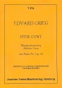 Morgenstimmung und Anitras Tanz aus Suite Nr.1 op.46 fr 4 Gitarren Partitur und Stimmen