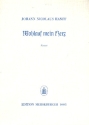 Wohlauf mein Herz  fr Alt, Tenor, 2 Violinen, Fagott (Violoncello) und Bc Partitur