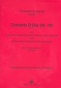Concerto D-Dur Nr.19  fr Viola d'amore, Streicher, Bc  fr Viola d'amore und Klavier