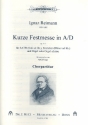 Kurze Festmesse op.113 fr gem Chor und Orgel Chorpartitur