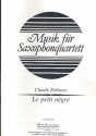 Le petit ngre fr 4 Saxophone (SATBar) Partitur und Stimmen