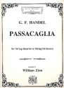Passacaglia for string quartet or string orchestra score and 5 parts (1-1-1-1-1)