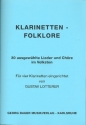 Klarinetten-Folklore fr 4 Klarinetten Partitur und Stimmen