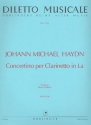 Konzert A-Dur fr Klarinette in A und Orchester Partitur