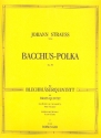 BACCHUS-POLKA OP.38 FUER 2 TRP, HRN, POS, TUBA   PARTITUR+STIMMEN TOTZAUER, PETER, BEARB.