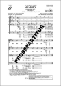 Memory aus 'Cats' f�r M�nnerchor und Klavier Chorpartitur (dt/en)