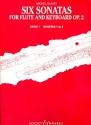 6 Sonatas op.2 vol.1 (nos.1-3) for flute and piano