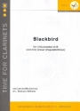Blackbird fr 4 Klarinetten Partitur und Stimmen