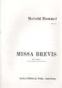 Missa brevis op.18c (ohne Credo) fr 2 gleiche Singstimmen und Orgel