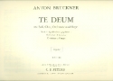 Te Deum C-Dur fr Soli, Chor und Orchester und Orgel Orgel