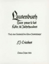 Lautenbuch fr Laute