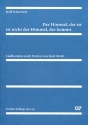Der Himmel der ist ist nicht der Himmel der kommt fr Sopran, Chor, Orgel, Blser und Kontraba Partitur