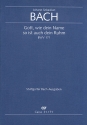 Gott wie dein Name so ist auch dein Ruhm Kantate Nr.171 BWV171 Partitur (dt/en)