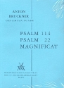 Psalm 114, Psalm 22 und Magnificat  Studienpartitur
