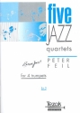 5 Jazz-Quartette für 4 Trompeten