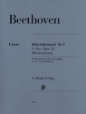 Konzert C-Dur Nr.1 op.15 fr Klavier und Orchester fr Klavier und Orchester