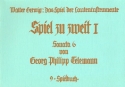 Sonate Nr.6 fr 2 Lauten (Gitarren) Spielpartitur