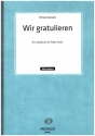 Wir gratulieren Ein Spielbuch fr frohe Feste fr Akkordeon